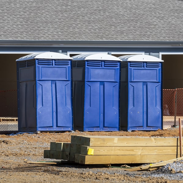 what is the expected delivery and pickup timeframe for the porta potties in Milltown